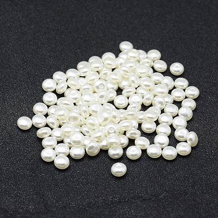 ABS Plastic Imitation Pearl Beads OACR-A009-08A-1