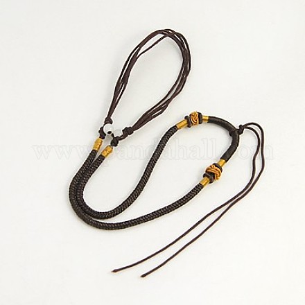 Création de collier en corde de nylon NWIR-D025-4-1