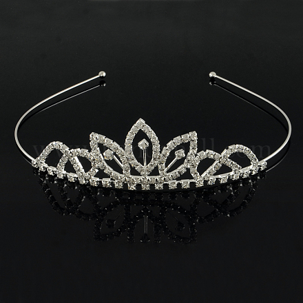 Модные свадебные кольца короны горный хрусталь для волос OHAR-R271-16-1