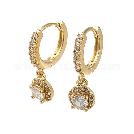 Orecchini pendenti in ottone&nbsp;EJEW-L271-14KCG-02-1