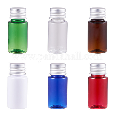 Benecreat juegos de botellas de líquido de plástico pet de 10 ml MRMJ-BC0001-31-1