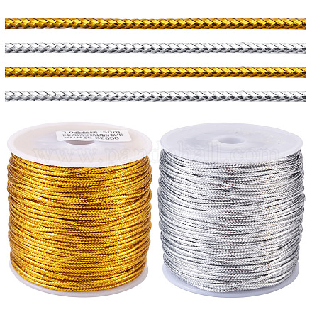 Ювелирные изделия плетеные шнуры нить металлические MCOR-KS0001-001-1