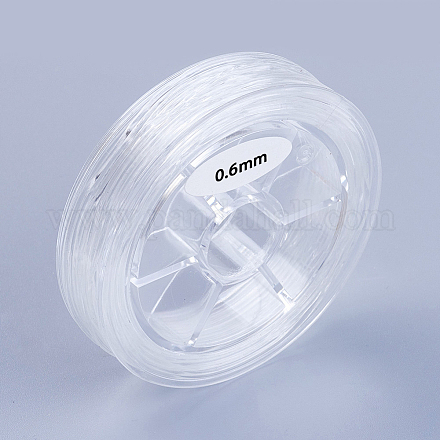 Corda di cristallo elastica giapponese rotonda X-EW-G008-01-0.6mm-1