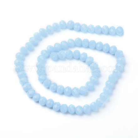 Glass Beads Strands GR10MMY-63-1