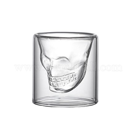 Хэллоуин чашка с черепом из высокого боросиликатного стекла SKUL-PW0001-019A-1