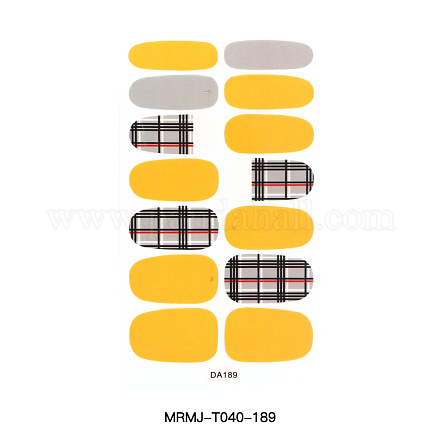 Nagelkunstaufkleber der vollen Abdeckung MRMJ-T040-189-1