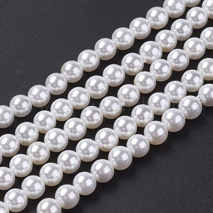 Chapelets de perles en coquille BSHE-P023-3mm-1