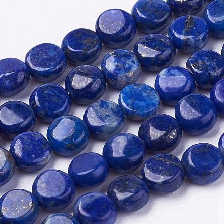 Natural Lapis Lazuli Beads Strands G-G696-01-6mm-1