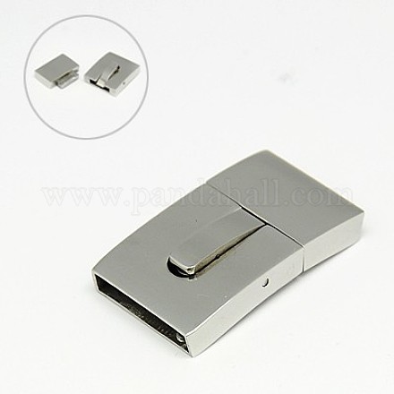 304 Stainless Steel Bayonet Clasps STAS-I011-21-1
