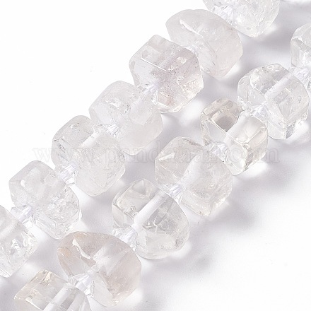 Granos de cristal de cuarzo natural hebras G-C008-B02-1