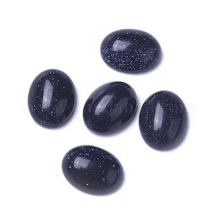 Cabuchones goldstone azules sintético G-F605E-06C-1