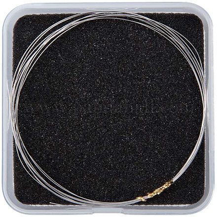 PandaHall 925 Sterling Silver Round Wire MCOR-PH0001-05B-1