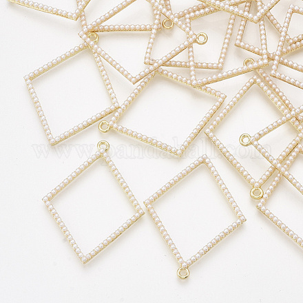 Colgantes de perlas de imitación de plástico abs PALLOY-T071-065-1
