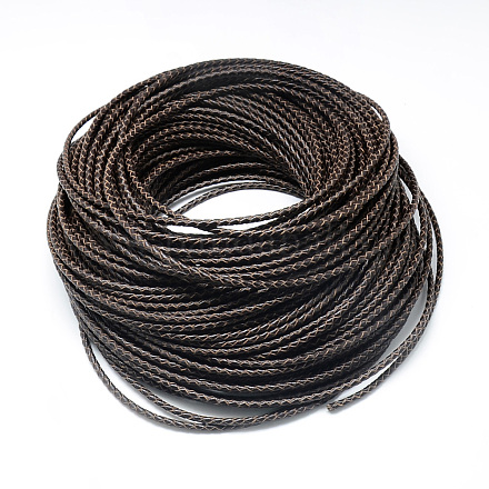 Кожаный плетеный шнур WL-Q005-6mm-12-1