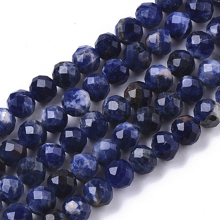 Chapelets de perles en sodalite naturelle G-R460-022-1