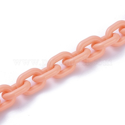 Acrylic Handmade Cable Chains AJEW-JB00527-07A-1