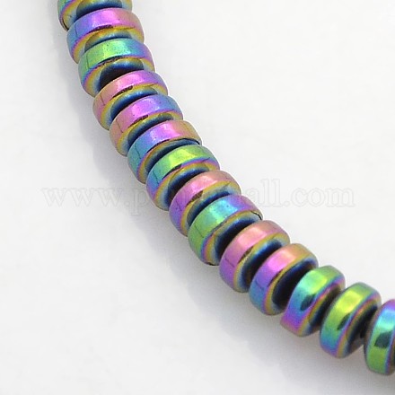 Electroplate Non-magnetic Synthetic Hematite Beads Strands G-J216C-10-1