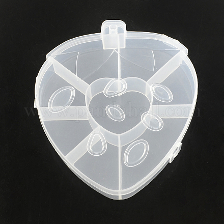 Recipientes de almacenamiento de abalorios de plástico de fresa CON-Q023-04-1
