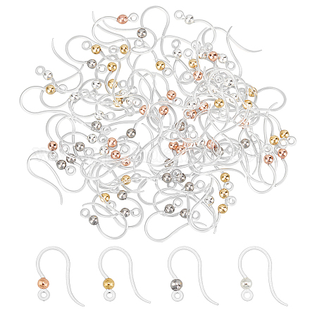 Crochets de boucle d'oreille en plastique écologiques unicraftale STAS-UN0009-66-1