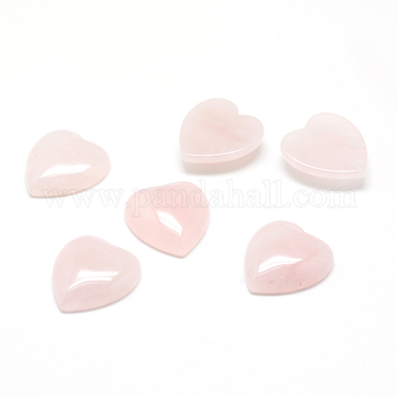 Cabochons en pierre précieuse en quartz rose naturel X-G-T029-18X15mm-03-1