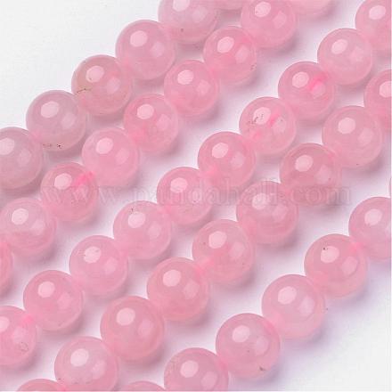 Natural Rose Quartz Beads Strands G-D809-19-10mm-1
