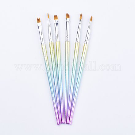Uv gel floral drawing line nail brush AJEW-TA0006-03-1