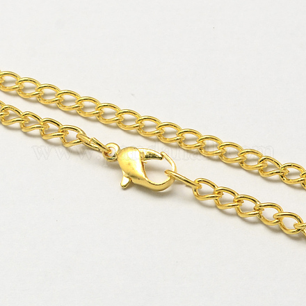 Fabricación de collar de cadena trenzada de hierro vintage para diseño de relojes de bolsillo CH-R062-G-1