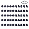 Rubber Brooch Findings, Lapel Pin Backs, Black, 11x7mm