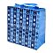 Hanukkah Theme Non-Woven Reusable Folding Gift Bags with Handle, Portable Waterproof Shopping Bag for Gift Wrapping, Rectangle, Dodger Blue, 23x21.5x11cm