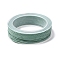 Braided Nylon Threads, Dyed, Knotting Cord, for Chinese Knotting, Crafts and Jewelry Making, Turquoise, 1.5mm, about 13.12 yards(12m)/roll