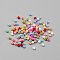 Opaque Acrylic Beads, Rondelle, Mixed Color, 4x3mm, Hole: 1.4mm