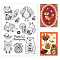 PVC Plastic Stamps, for DIY Scrapbooking, Photo Album Decorative, Cards Making, Stamp Sheets, Animal Pattern, 16x11x0.3cm