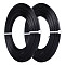Aluminum Wire, Flat, Black, 3x1mm, about 16.4 Feet(5m)/roll