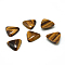 Natural Tiger Eye Gemstone Cabochons, Triangle, 9.5~10x10x5.5mm