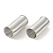 Carbon Steel Memory Wire, Round, for Ring Making, Stainless Steel Color, 22 Gauge(0.6mm), Inner Diameter: 18.5mm