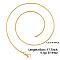 1.2MM Unisex 304 Stainless Steel Snake Chains Necklaces