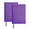 Elastic Cloth Book Cover, Rectangle, Medium Purple, 325~330x172~180x1.4mm