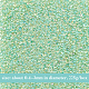 バブルビーズ  3dネイルアートデコレーションミニグラスビーズ  小さなキャビアネイルビーズ  ダークシーグリーン  0.4~3mm  225 G /ボックス GLAA-OC0001-15D-2