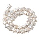Hebras de perlas keshi de perlas barrocas naturales PEAR-E016-011-2