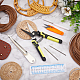 Kits de herramientas de costura benecreat pricker TOOL-BC0002-04-5