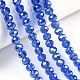 Electroplate Glass Beads Strands EGLA-A034-T2mm-A32-4