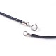 Gewachstes Polyester Schnur Halskette machen MAK-I011-06A-2