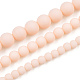 Opache perle di vetro fili GLAA-T032-P6mm-MD09-4