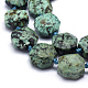 Chapelets de perles en turquoise africaine naturelle G-K223-52A-3