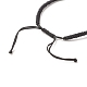 Fabrication de bracelet en cordon de polyester tressé réglable AJEW-JB01109-01-3