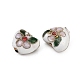 Handmade Cloisonne Perlen&nbsp;X-CLB052Y-1-2