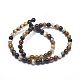 Chapelets de perles en agate à rayures naturelles/agates à bandes G-I254-03A-01-2