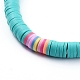 Handmade Polymer Clay Heishi Beaded Choker Necklaces NJEW-JN02722-3