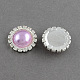Garment Accessories Half Round ABS Plastic Imitation Pearl Cabochons RB-S020-06-A12-1