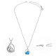 Collana con pendente in argento sterling tinysand 925 TS-N449-S-2